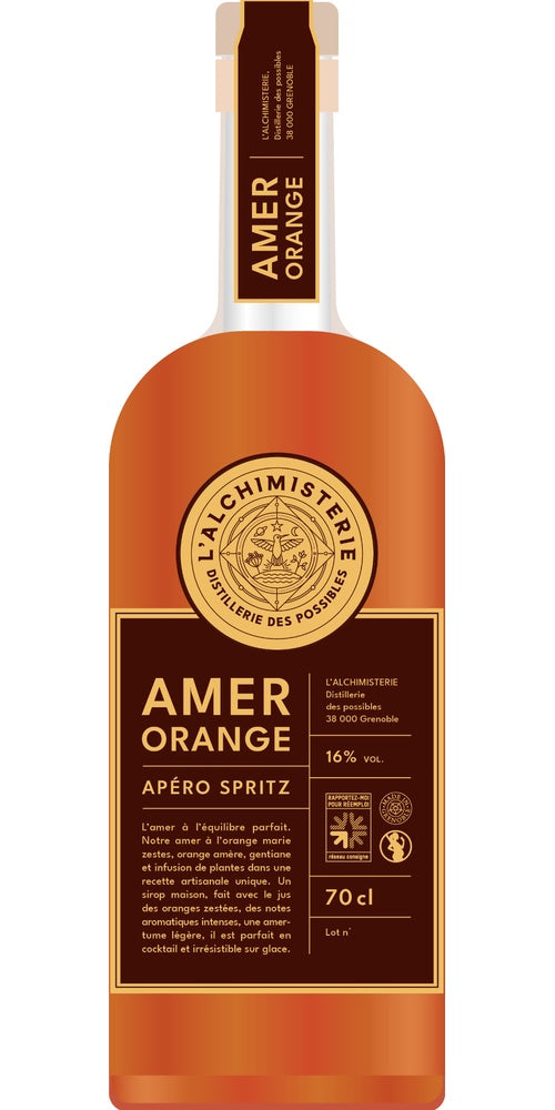 Amer à l'orange - 16% - 70cl